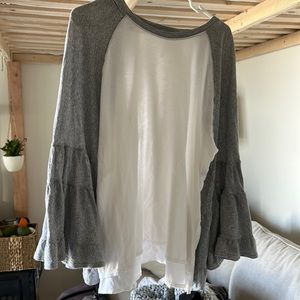 Free people ruffled blouse